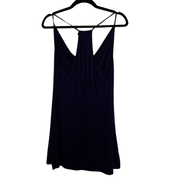 Naked Princess Navy Blue Mini Tank Dress Beachwear Nightwear - Size Small - Picture 1 of 14